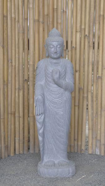 Product image of the product “Standing Buddha with Lotus Flower, ca. 120 cm H ”
